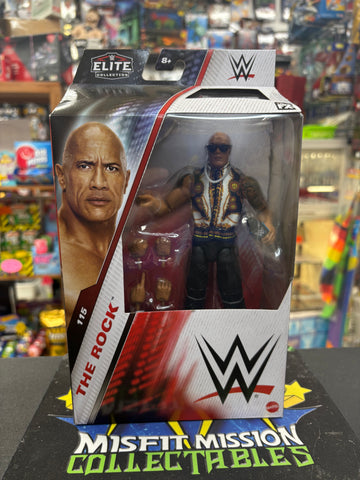 Mattel WWE Elite Series 115 The Rock Figure (New)