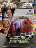 Mattel WWE Championship Main Even Showdown Series 19 Mean Gene Okerlund & Hulk Hogan  (New)