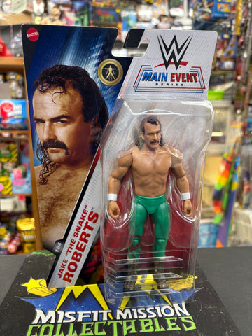Mattel WWE Main Event Series 154 Jake The Snake Roberts Figure (New)