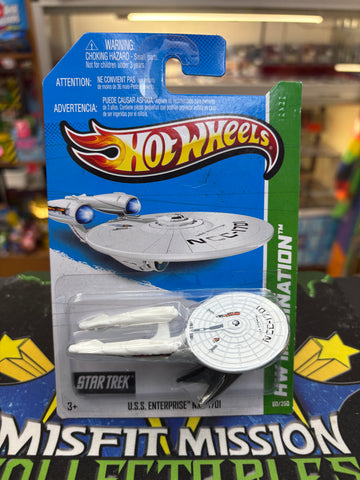 2012 Hot Wheels HW Imagination Star Trek U.S.S. Enterpirse NCC-1701 (New)