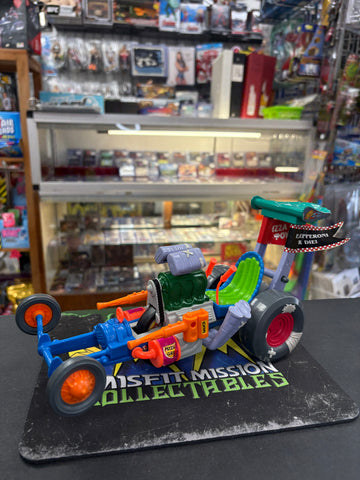 Vintage 1990 Teenage Mutant Ninja Turtles TMNT Sewer Dragster Vehicle