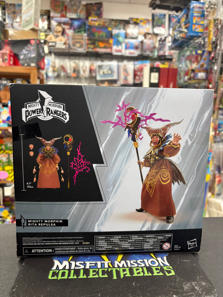 Power Rangers Lightning Collection Mighty Morphin Rita Replusa Figure ...
