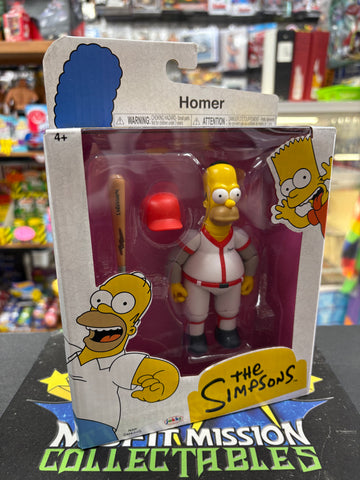 Jakks The Simpsons Baseball Homer Figure (New)