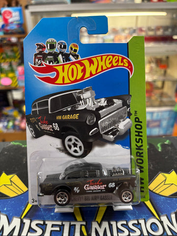 2013 Hot Wheels HW Workshops Turbo Gasser ‘55 Chech Bel Air Gasser Car (New)