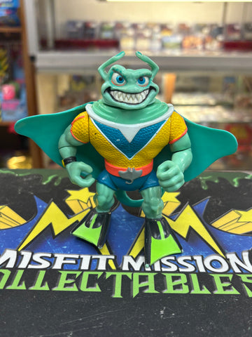 Vintage 1990 TMNT Teenage Mutant Ninja Turtles Ray Fillet Figure