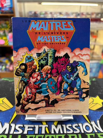 1982 Masters of The Universe Canadian Edition The Power Sword #1 Mini Comic
