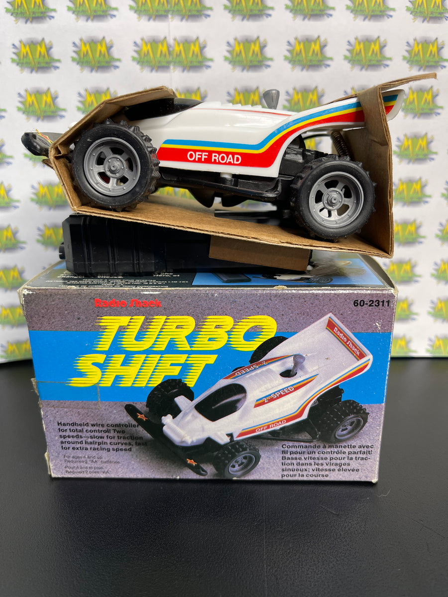 Vintage Radio Shack Turbo Shift Mini Wired RC 2 Speed Car – The Misfit ...