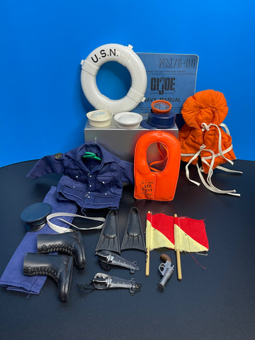 Vintage 1964 12" G.I. Joe Navy Set