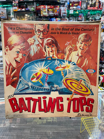 Vintage 1968 Battle Tops Board Games