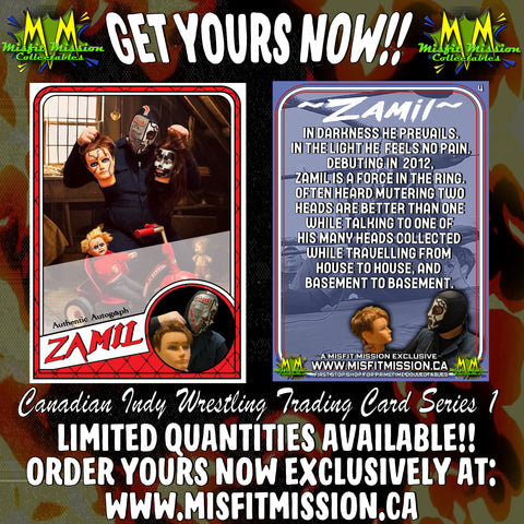 CIW Canadian Indy Wrestling Trading Card Series 1 Zamil #4