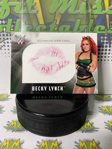 2017 Topps WWE Women’s Division Becky Lynch Kiss Card 79/99