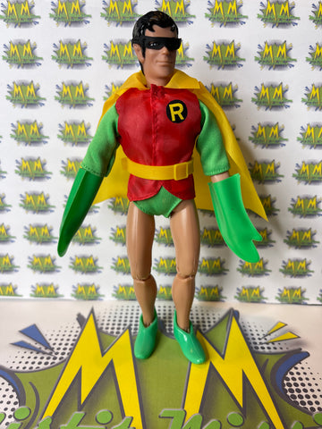 Mego 50th Anniversary 8” Batman’s Robin with Removable Cowl Figure