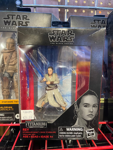 Star Wars Titanium Series Rey Starkiller Base (New)