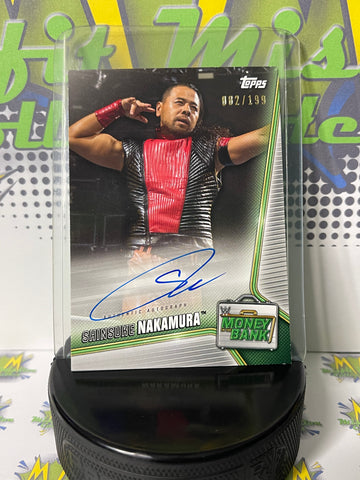 2019 Topps WWE Money in Bank Shinske Nakamura Autographed Card 82/199 #A-SN