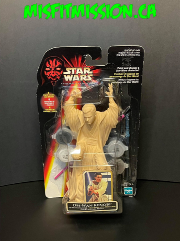 Star Wars Episode 1 Obi Wan Kenobi 3D Figure Statue Painter (New)