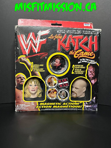 WWF/WWE Katch Sable and Stone Cold Steve Austin Heads 8 Medallions inside (New)