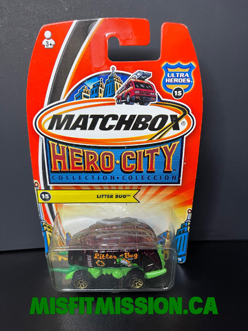 2003 Matchbox Hero City Collection Litter Bug (New)