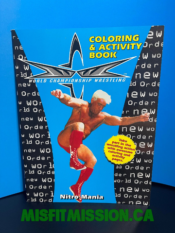 WCW Coloring & Activity Book Nitro Mania (New)