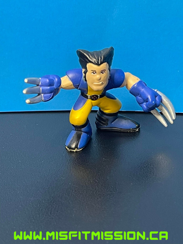 2006 Marvel Hasbro Hero Squad Wolverine With No Mask Figure