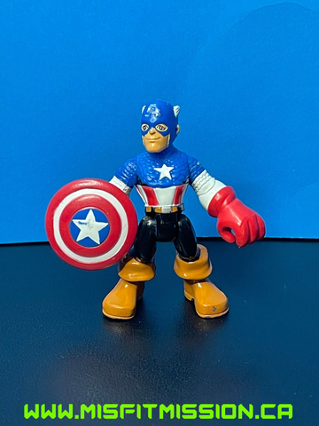 Marvel Playskool Heroes Captain America Brown Boots Figure