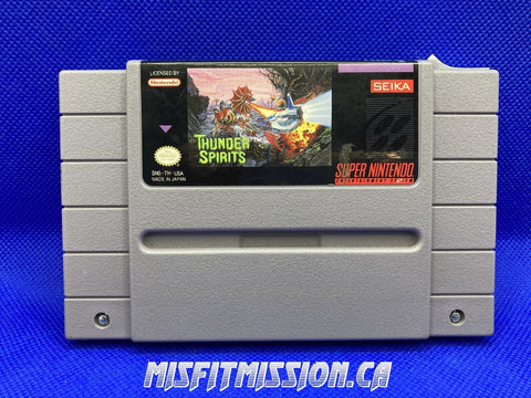 SNES Thunder Spirits - The Misfit Mission Collectables -SNES - Nintendo - Games N To Z - -