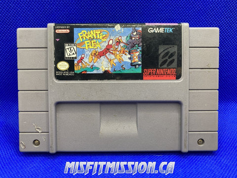 SNES Frantic Flea - The Misfit Mission Collectables -SNES - Nintendo - Games A To M - -