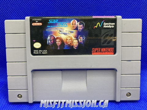 SNES Star Trek Next Generation - The Misfit Mission Collectables -SNES - Nintendo - Games N To Z - -