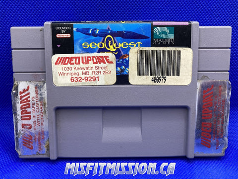 SNES Sea Quest DSV - The Misfit Mission Collectables -SNES - Nintendo - Games N To Z - -