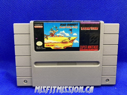 SNES Road Runners Death Valley Rally - The Misfit Mission Collectables -SNES - Nintendo - Games N To Z - -