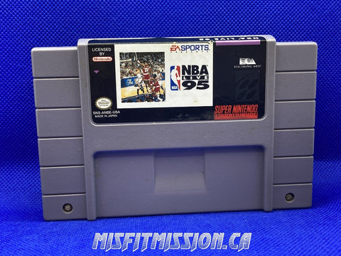 SNES NBA Live 95 - The Misfit Mission Collectables -SNES - Nintendo - Games N To Z - -