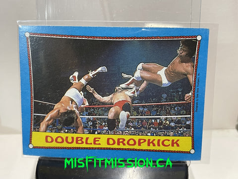 WWF 1987 Topps Double Dropkick The Can-AM Connection #33