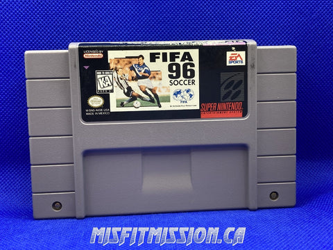 SNES FIFA 96 Soccer - The Misfit Mission Collectables -SNES - Nintendo - Games A To M - -