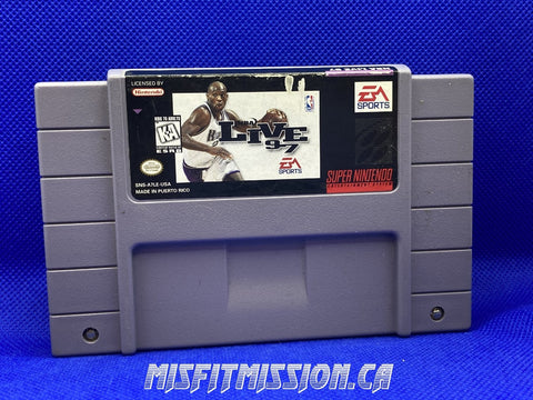 SNES NBA Live 97 - The Misfit Mission Collectables -SNES - Nintendo - Games N To Z - -