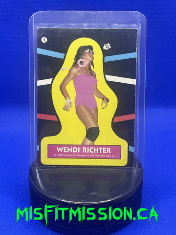 WWF 1985 Topps Wendi Ricther #S6