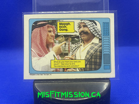 WWF 1985 O-Pee-Chee Freddie Blassie and The Iron Sheik #63
