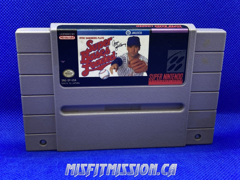 SNES Super Bases Loaded - The Misfit Mission Collectables -SNES - Nintendo - Games N To Z - -