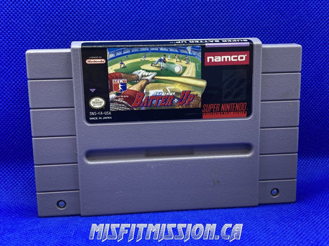 SNES Super Batter Up - The Misfit Mission Collectables -SNES - Nintendo - Games N To Z - -