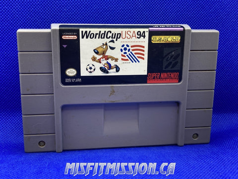 SNES World Cup USA '94 - The Misfit Mission Collectables -SNES - Nintendo - Games N To Z - -