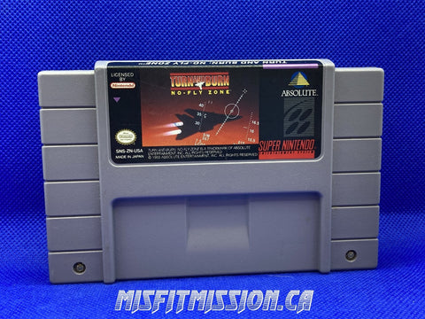 SNES Turn And Burn: No Fly Zone - The Misfit Mission Collectables -SNES - Nintendo - Games N To Z - -