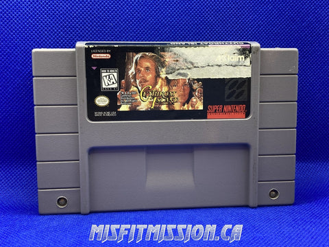 SNES Cutthroat Island - The Misfit Mission Collectables -SNES - Nintendo - Games A To M - -