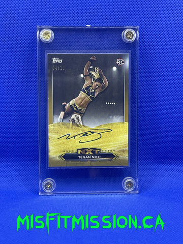 2020 NXT Teagan Nox Autographed Gold Card 04/10 #A-TN