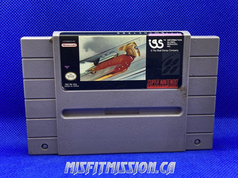 SNES The Rocketeer - The Misfit Mission Collectables -SNES - Nintendo - Games N To Z - -