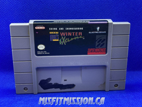 SNES Tommy Moe's Winter Extreme - The Misfit Mission Collectables -SNES - Nintendo - Games N To Z - -