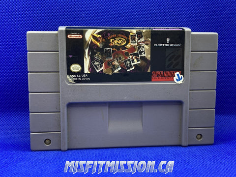 SNES Boxing Legends of the Ring - The Misfit Mission Collectables -SNES - Nintendo - Games A To M - -