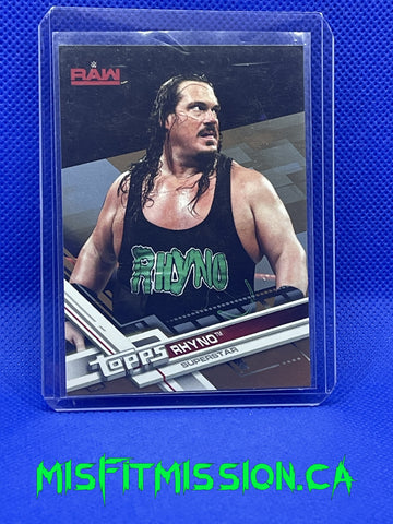 2017 WWE Then Now Forever Topps Rhyno Bronze #132