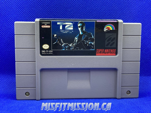 SNES T2 Terminator's Judgement Day - The Misfit Mission Collectables -SNES - Nintendo - Games N To Z - -