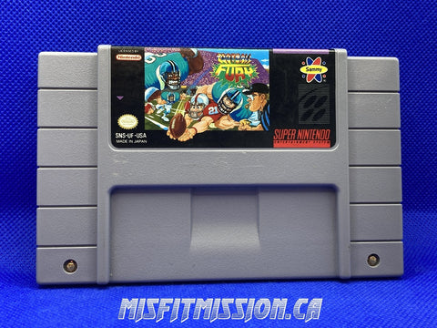 SNES Football Fury - The Misfit Mission Collectables -SNES - Nintendo - Games A To M - -