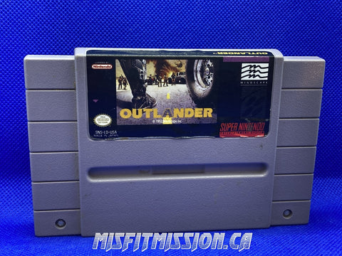 SNES Outlander - The Misfit Mission Collectables -SNES - Nintendo - Games N To Z - -