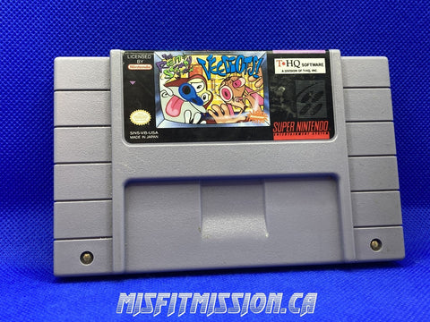 SNES Ren and Stimpy Show Veediots - The Misfit Mission Collectables -SNES - Nintendo - Games N To Z - -