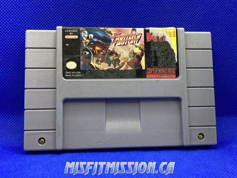 SNES Fighter History - The Misfit Mission Collectables -SNES - Nintendo - Games A To M - -